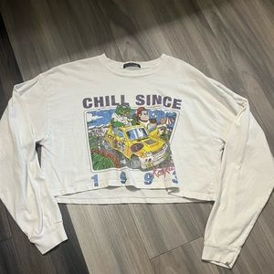 Brandy Melville crop long sleeve